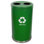 Bac de recyclage de métal à compartiments multiples de 36 gallons