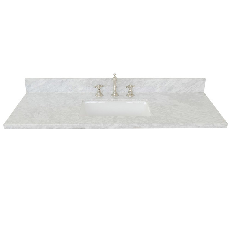 Plateau de meuble-lavabo simple 49 po