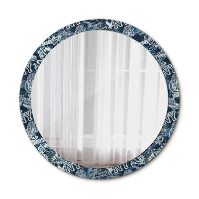 Huldar Glass Flat Wall Mirror