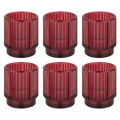 Porte-votive de table en verre