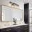 Froney 4-Light Dimmable Black Bathroom Vanity Light