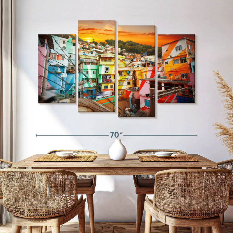 Nicci Rio De Janeiro Favela, 42" H x 68" W