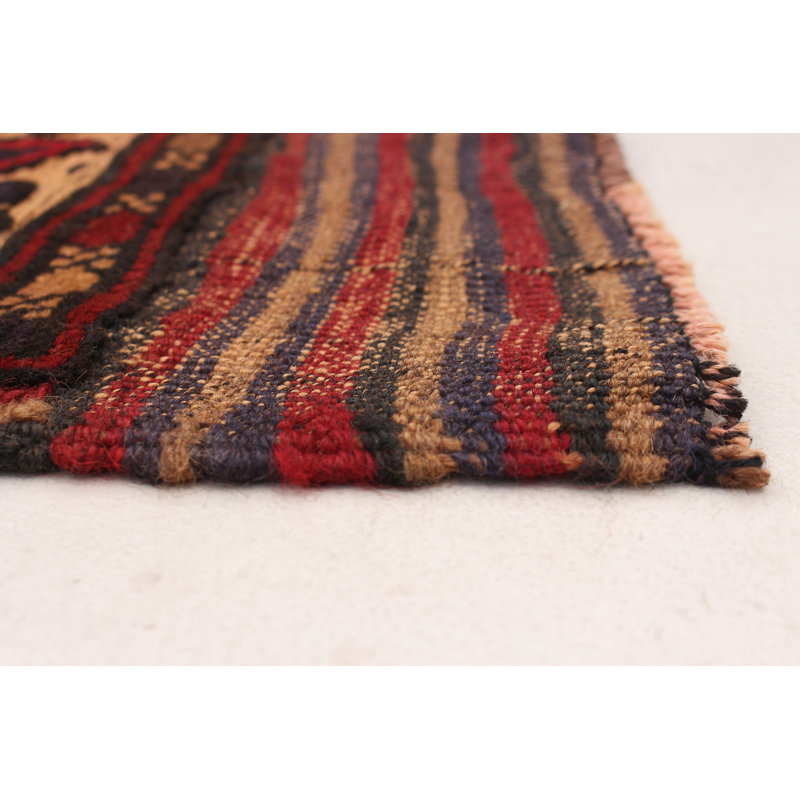 Tapis tadjik brun clair 4 pi 3 po x 5 pi 11 po