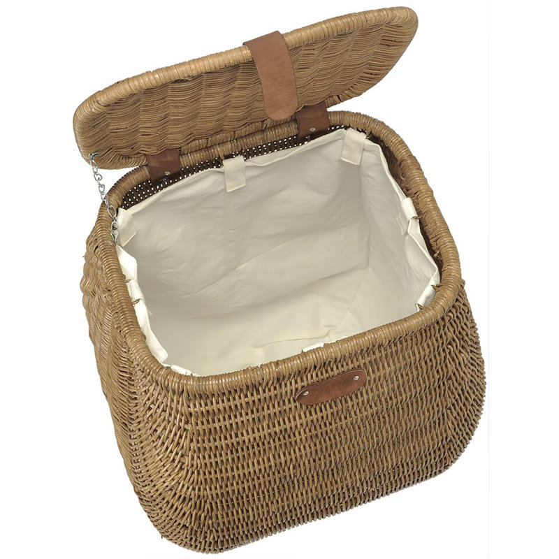 Panier à linge en osier