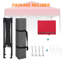 6 pi L 4 pi. D Auvent escamotable en acier avec pare-soleil-96906425