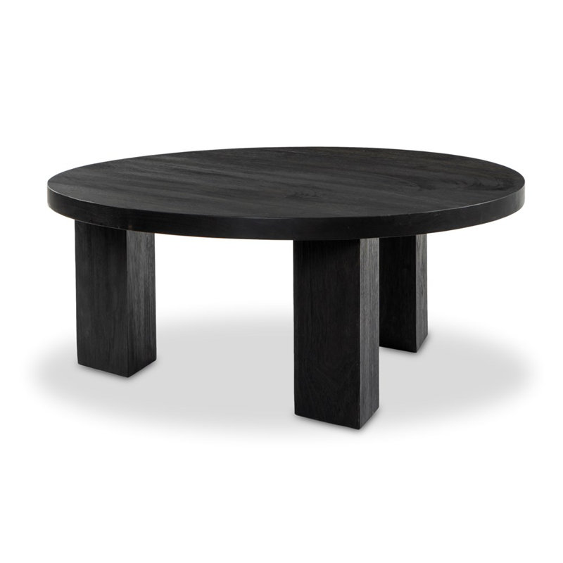 Mesa Solid Wood Coffee Table, Light Brushed, 16" H x 38" L x 38" W