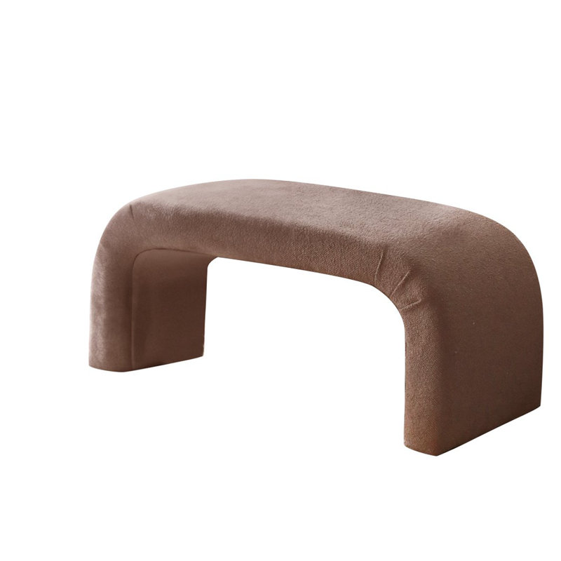 Banc rembourré Ziyear Teddy, Brun