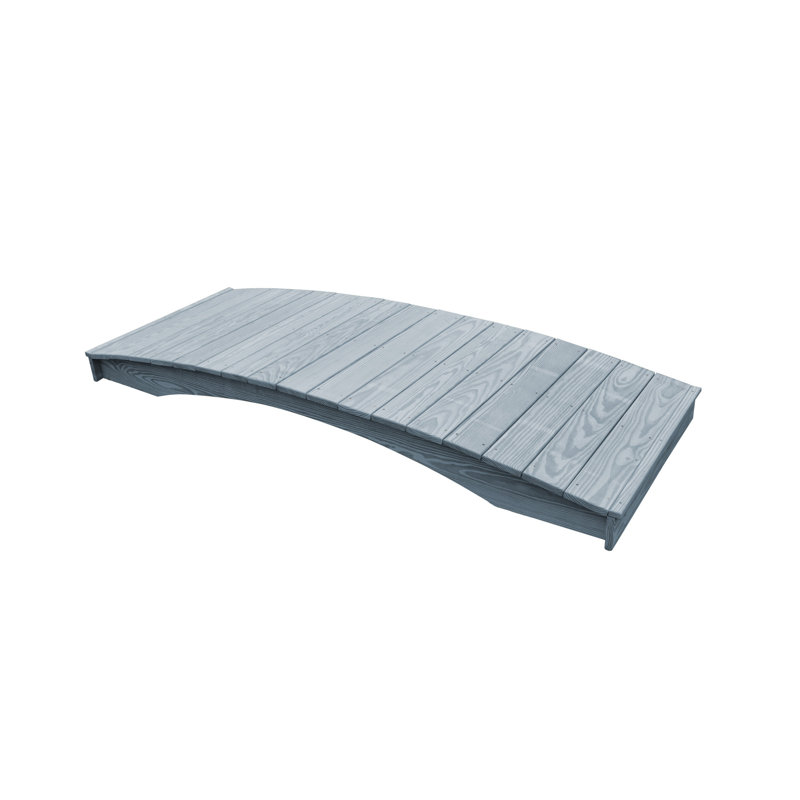 Plank Garden Bridge, Gris, H 10 po x l 48 po x P 36 po