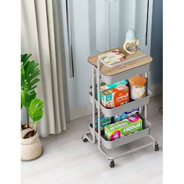 Kellianne 36'' H x 37.25'' W Utility Cart with Wheels