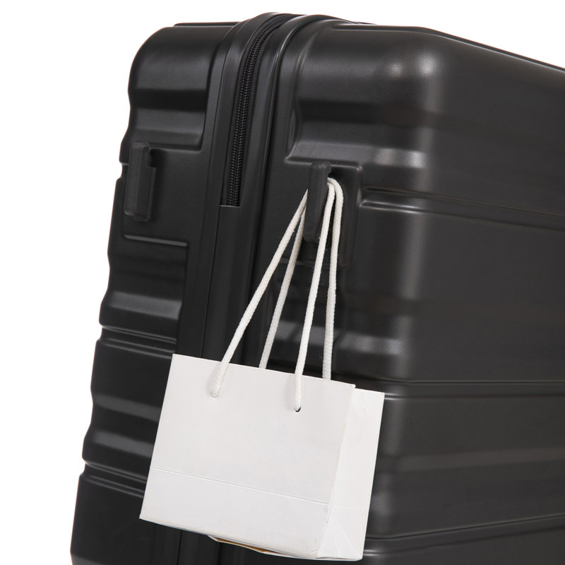 20 "/ 24" / 28 "3 pièces / ensemble en valise à roulettes en ABS, valise de cabine, couleur assortie, serrure à combinaison