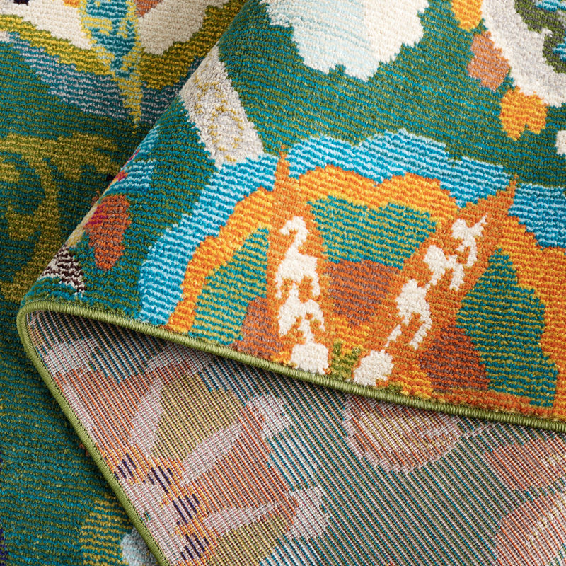 Monaco Performance Paisley Rug, Rectangle 5'1" x 7'6"