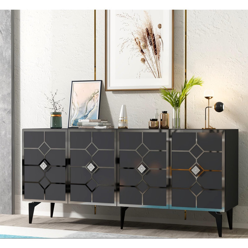 Console, Argent / Anthracite