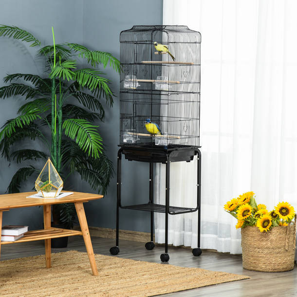 Picture of Tucker Murphy Pet™ Lobardy 39'' Steel Pointed Top Floor Bird Cage with ...