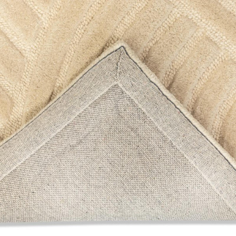 Tapis beige touffeté à la main Montreal, Rectangle 6 pi x 9 pi