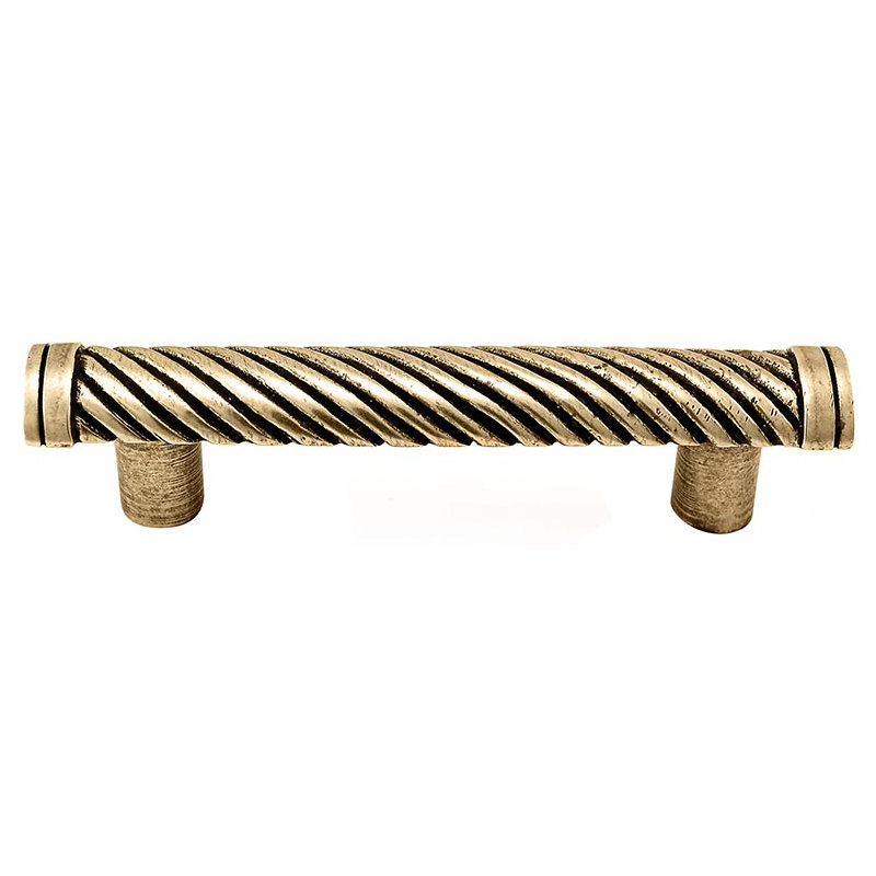 Sanzio Bar / Handle Pull, Antique Brass