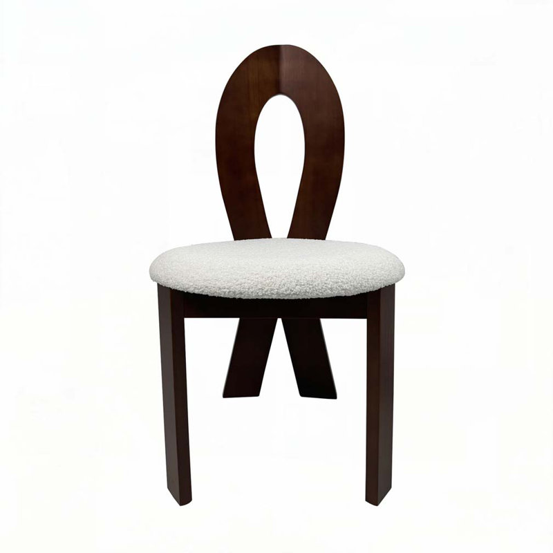 Teddy Upholstered Solid Wooden Dining Chairs