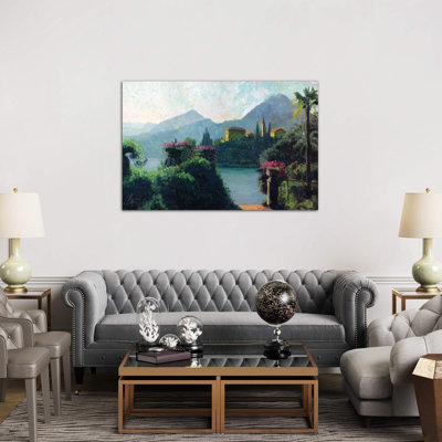 Lake Como, Italy - Wrapped Canvas Painting