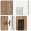 Tamoor Manufactured Wood Wardrobe-2135957679