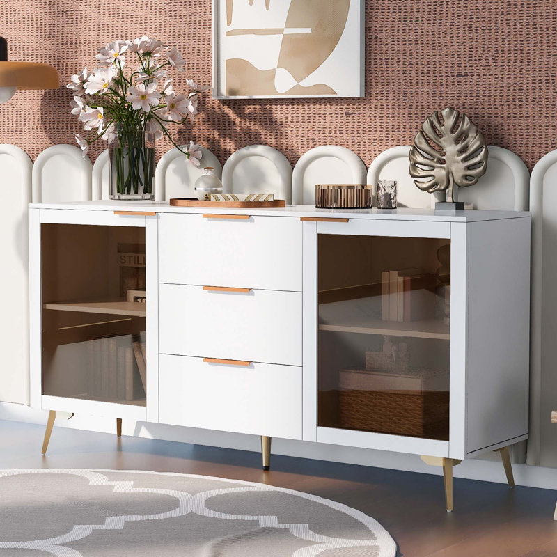 Sanuel Accent Cabinet, White