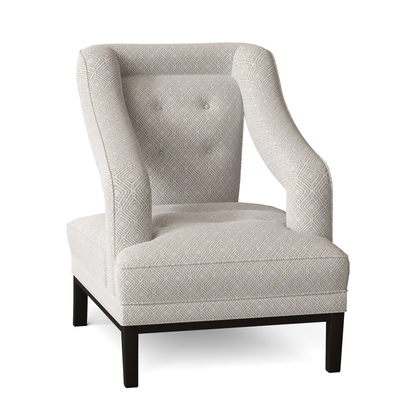 Noel Tufted Armchair, Gigi Platinum