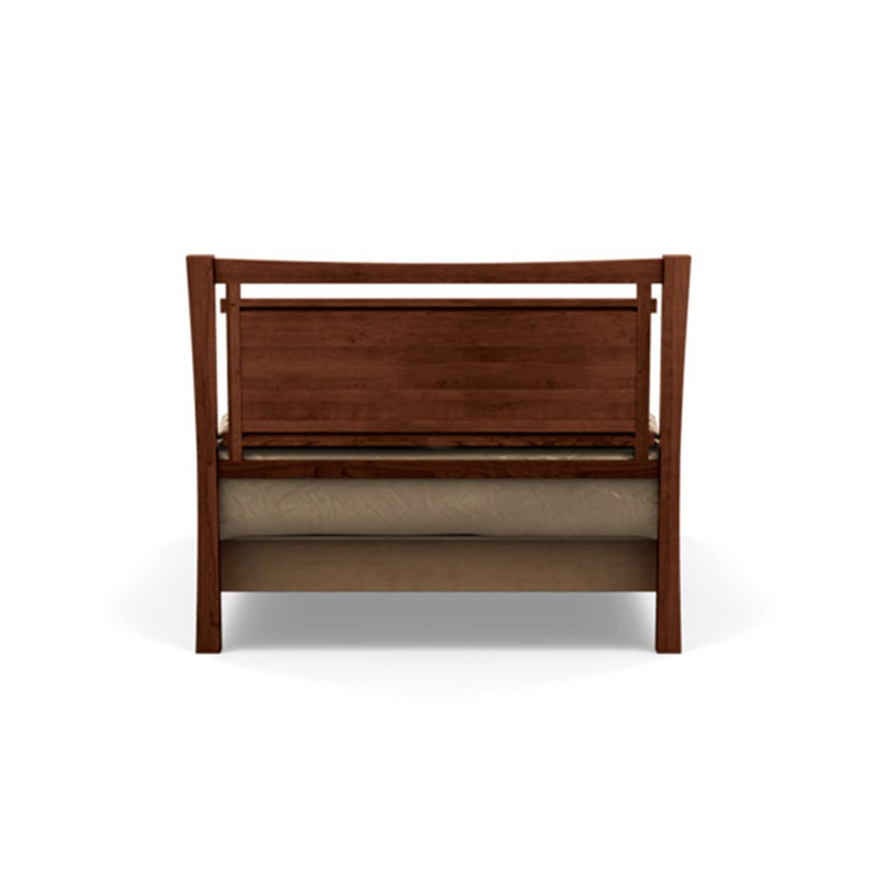 Monterey Solid Wood Storage Bed, Queen, Onyx, Cognac Cherry