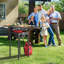 Réchaud portable portatif à un seul foyer - Poêle au propane en fonte à haute pression de 75 000 BTU avec pieds réglables de 0 à 20 lb / po2, régulateur amovible homologué CSA, cuisinière pour le camping et les barrières, l 15,75 po x P 15,75 po x H 19,1 po