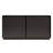 4-door Sideboard Cabinet, Black With 2 Shelves, Arched Glass Door Fronts-164130984