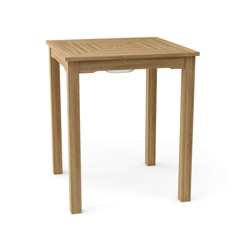 Chatsworth Outdoor Square Teak Bar Table