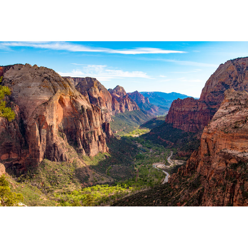 Zion National Park, Utah, United States - Wrapped Canvas Print, 61cm H x 91cm W x 3.8cm D