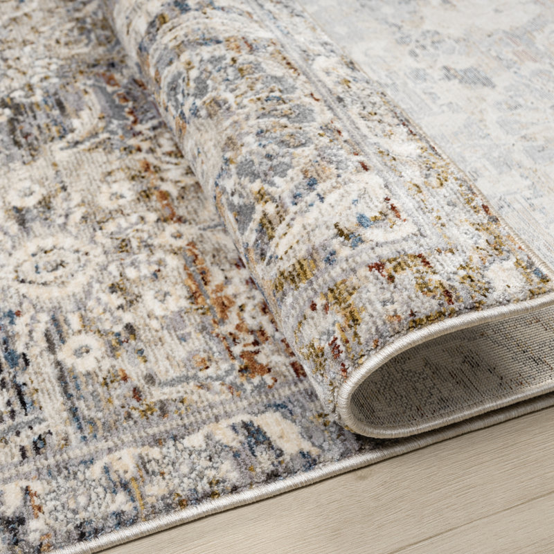 Leta Ash Grove Power-Loomed Area Rug, Square 4'