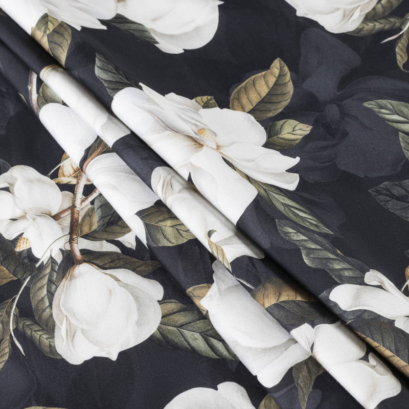 Magnolia Cotton Floral Comforter, Queen Comforter + 2 Standard Shams