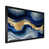 Impression noire sur toile encadrée sélectionné