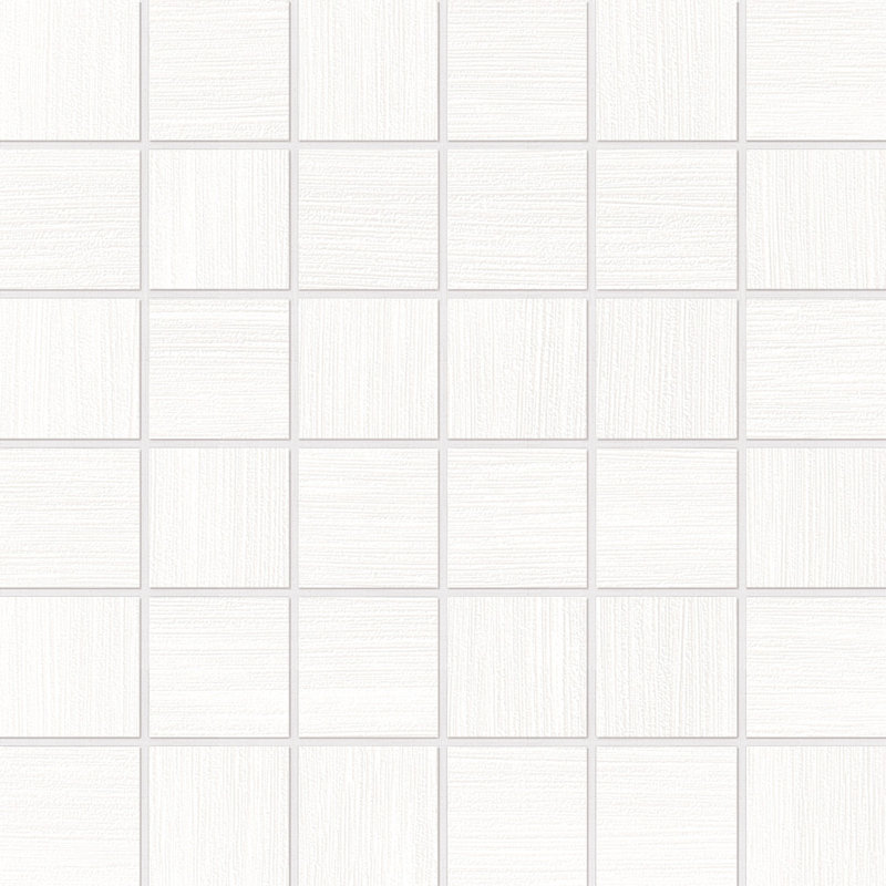Refinery 2'' W x 2'' L Porcelain Tile Grid Mosaic Sheet, Chalk