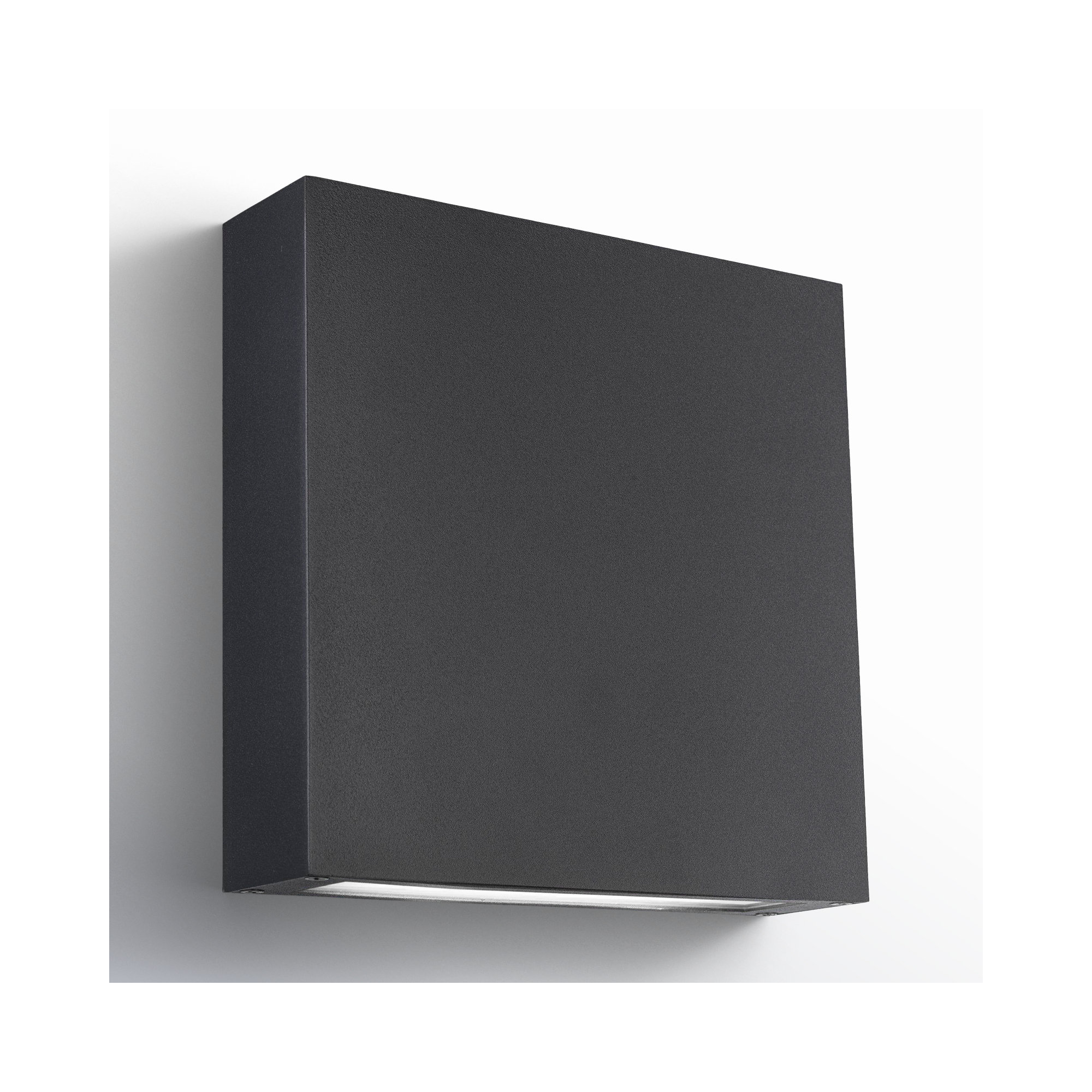 Doyce Outdoor Steel LED Wall Light, Black