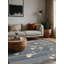 Tapis gris lavable à la machine