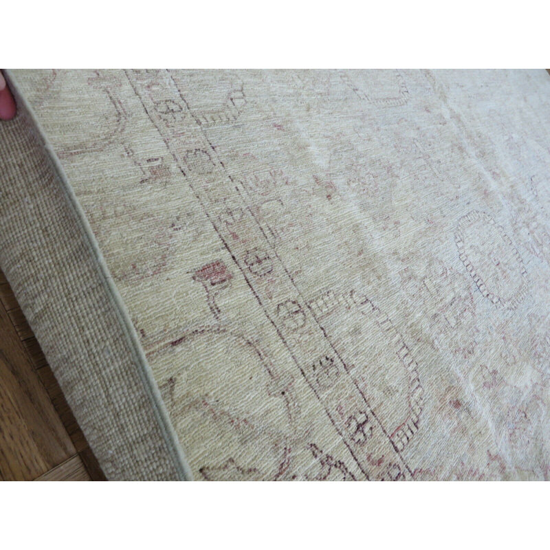 Tapis de zone en laine noué la 6 pi 2 po x 8 pi 1 po one-of-kind Aslihan