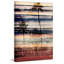 «Palms By The Pier», reproduction de photo sur toile tendue-21252407
