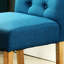 Dining Table Set, 5-Piece Dining Table Set, Turned-Leg Dining Table With 4 Tufted Chairs-1180616307