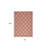 6' X 9' Orange Geometric Flatweave Area Rug