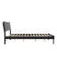 Lit plateforme en bois Phoenix avec pied de lit assorti-1747838-1747836