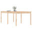 Josephville Rectangular Pine Outdoor Dining Table , cm W cm D-334342872-334342865