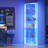 69'' H Glass Corner Display Cabinet With Rgb Lights And Motion Sensor, 5-tier Display Cabinet With Lock-2093918641