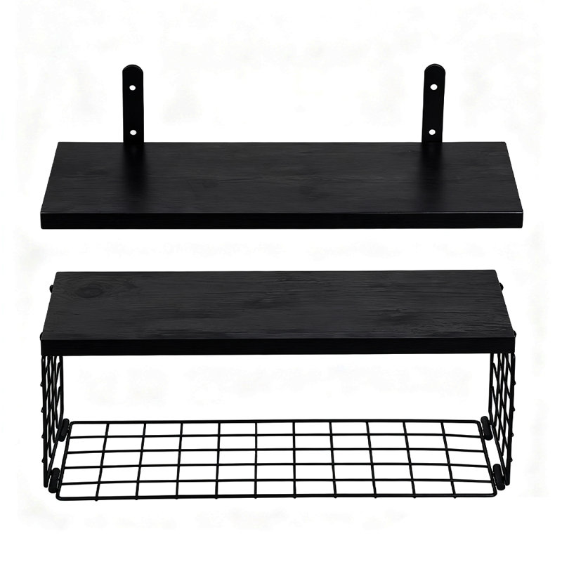 3 Piece Wood Bracket Shelf