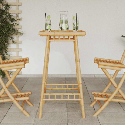 Square 55Cm L Outdoor Standing Height Table