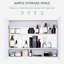 Double Door Bathroom Cabinet - 31.5"x23.5", Design, Ample Space, Quiet Hinges, White Mirror 31.5"x23.5" Modern Decor, Sufficient Storage Area,