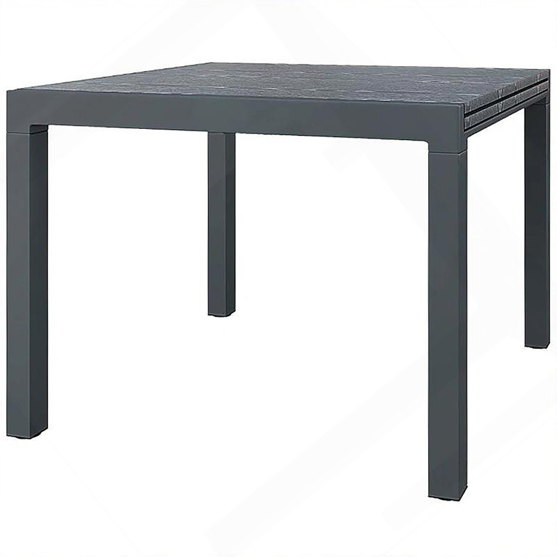Outdoor Table,Aluminum Frame Rectangle Outdoor Table