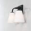 Crete 2 Light Frosted Dimmable Vanity Light-505162632