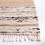 Tapis rayé beige / brun en jute / laine / coton Magarita-286723523