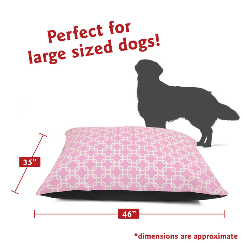 Coussin Super Value, Rose, Grand (l 46 po x P 35 po x H 7 po)
