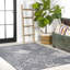 Tapis bleu marine / gris Jarien-69806773